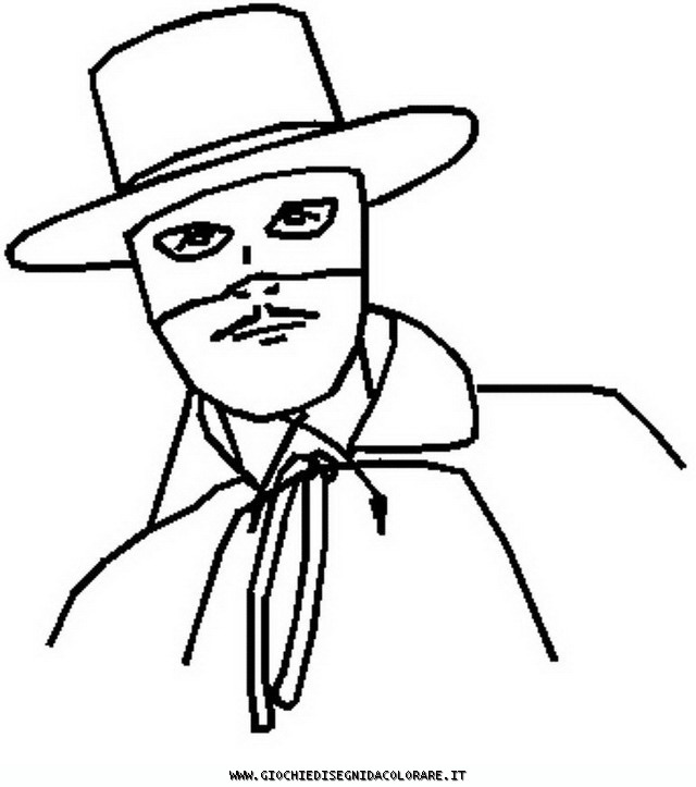 zorro coloring pages - photo #20