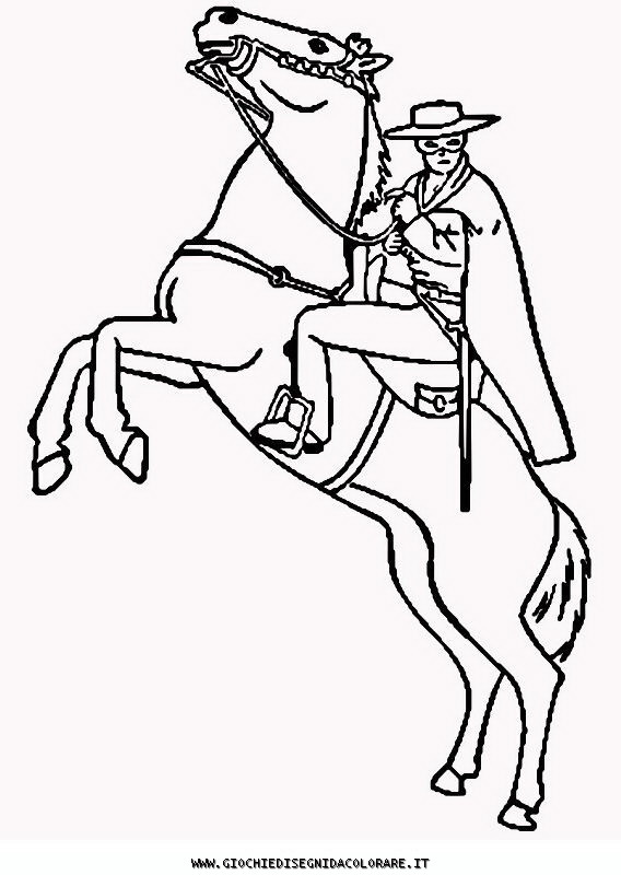 Coloring Pages Zorro