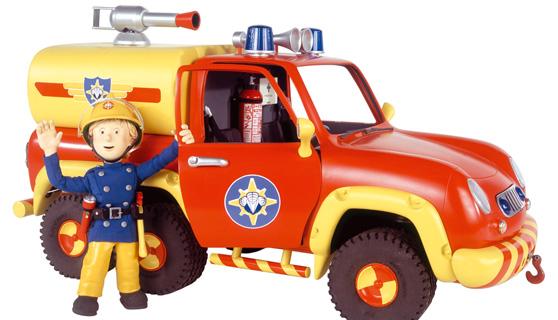 disegni da colorare sam il pompiere e la sua autobotte