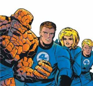 disegni da colorare i fantastici 4