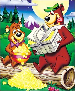 disegni da colorare orso yoghi