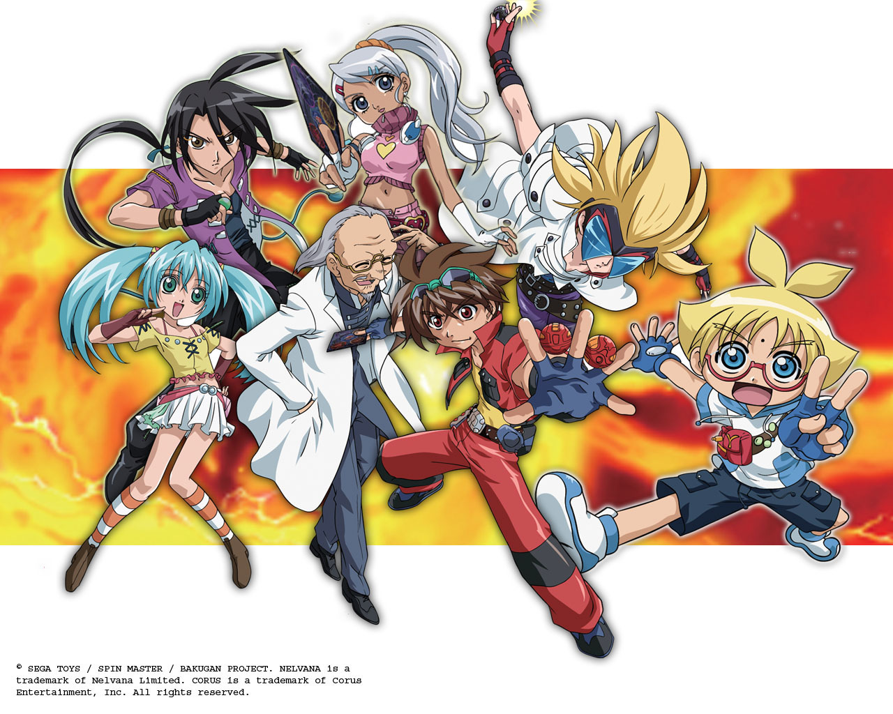disegni da colorare bakugan