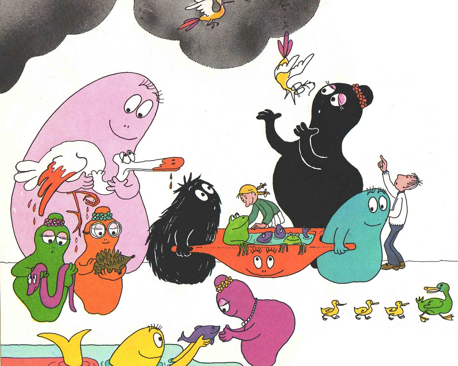 disegni da colorare barbapapà