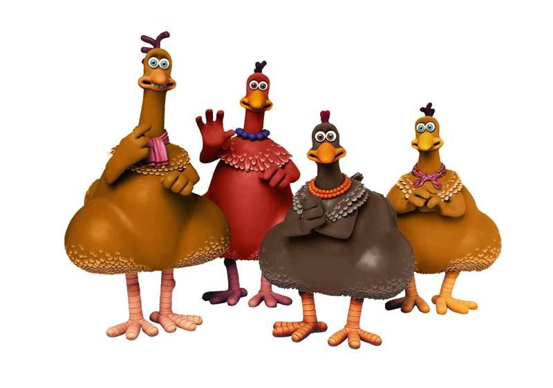 disegni da colorare galline in fuga
