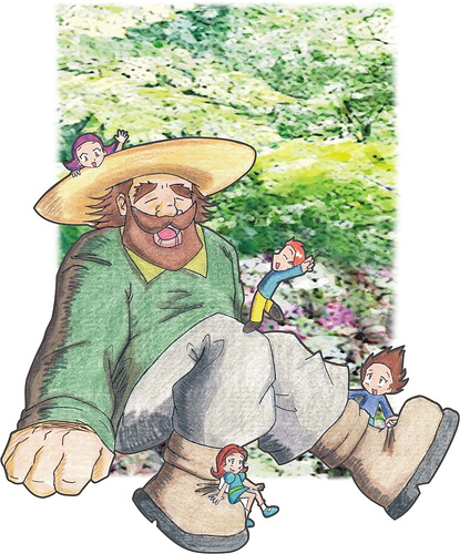disegni da colorare il gigante eogista