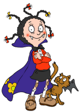 disegni da colorare mona la vampira