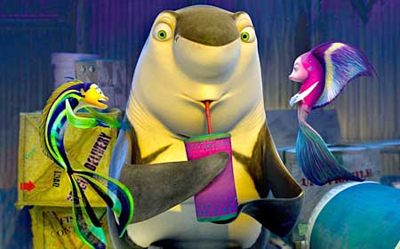 disegni da colorare shark tale