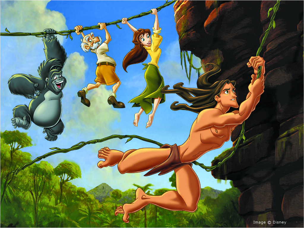 disegni da colorare tarzan