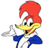 disegni da colorare woody woodpecker