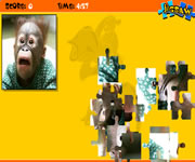 puzzle scimmia