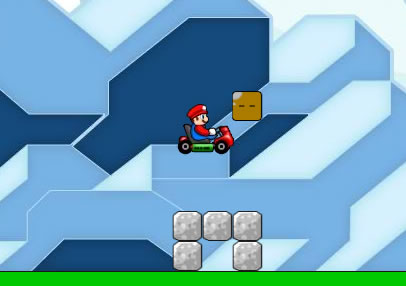 gara di macchine con super mario