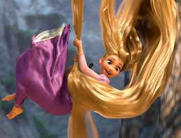 rapunzel scende con i capelli